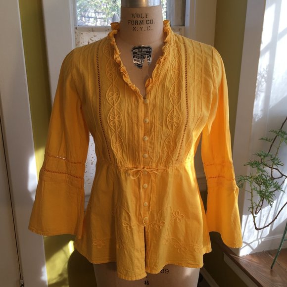Free People Tops - Bohemian Tunic Button Shirt